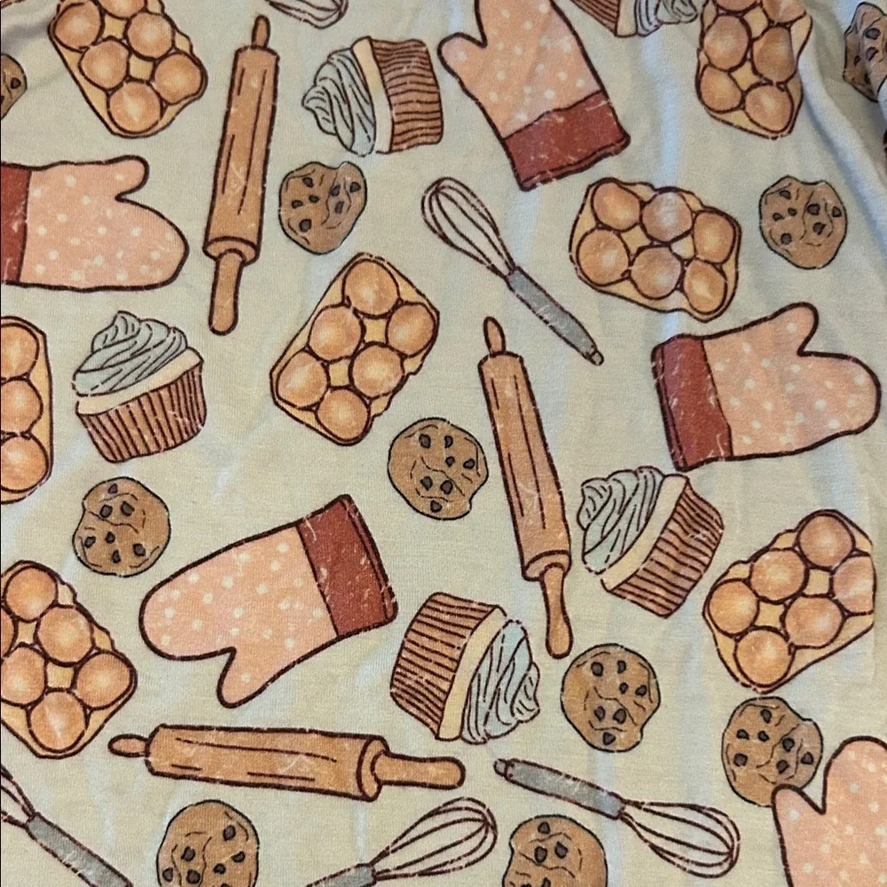 Baking Themed Bamboo Two Piece Matching Pj Set